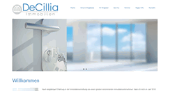 Desktop Screenshot of decillia-immo.at