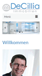 Mobile Screenshot of decillia-immo.at
